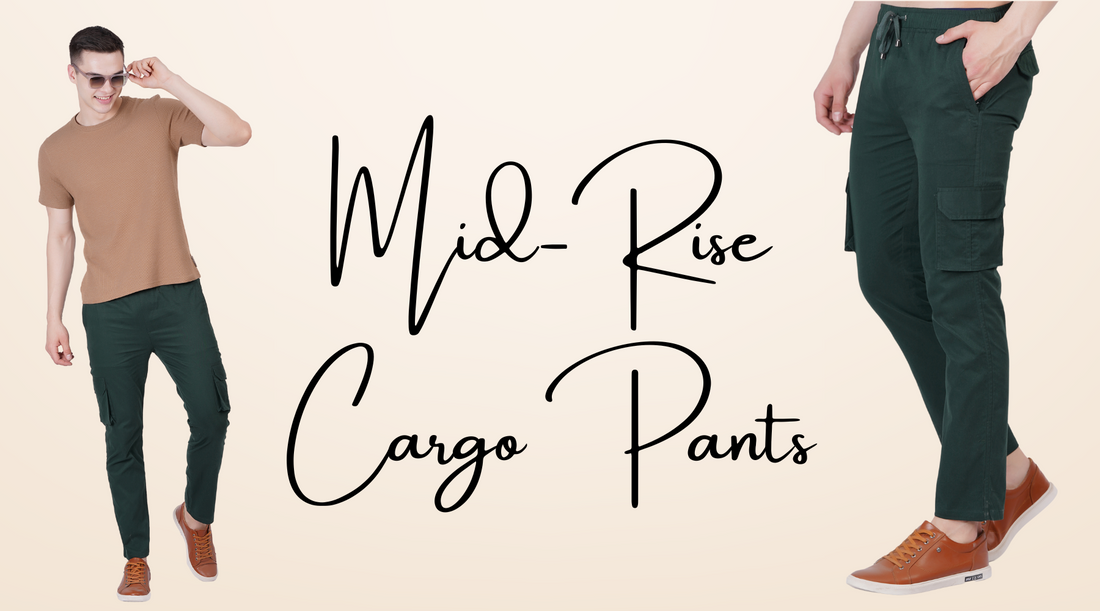 Mid-Rise Cargo Pants For Men 799