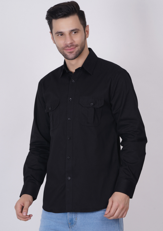 Double Pocket Shirts For Men - ASHTOM