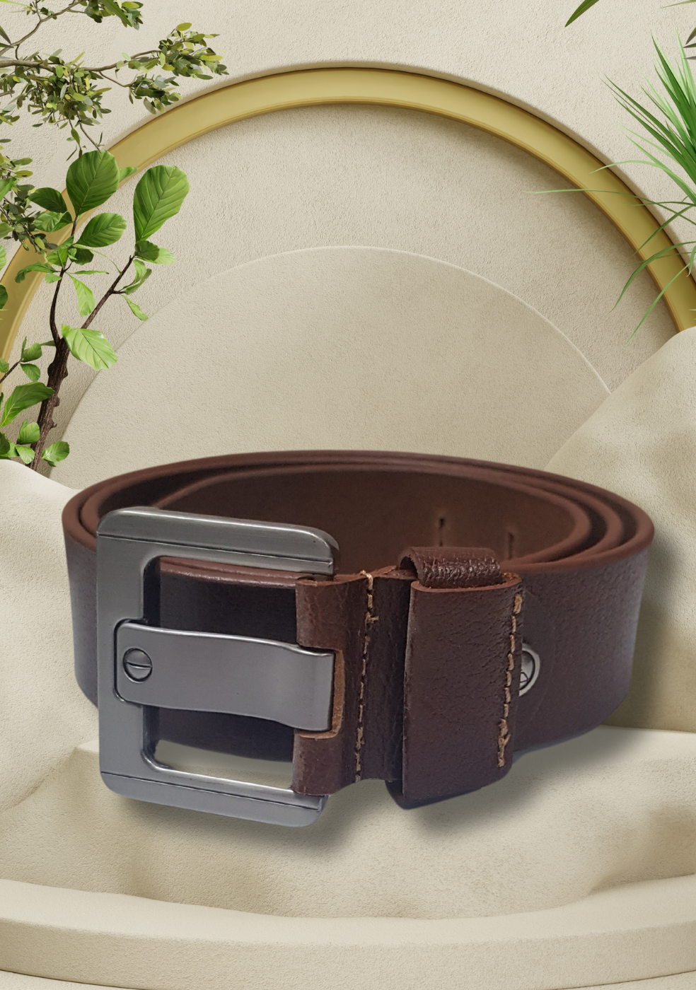 Growvid Men's  Spanish Leather Belts