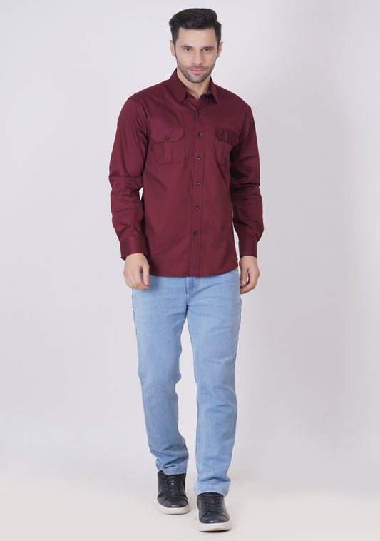 Double Pocket Shirts For Men - ASHTOM