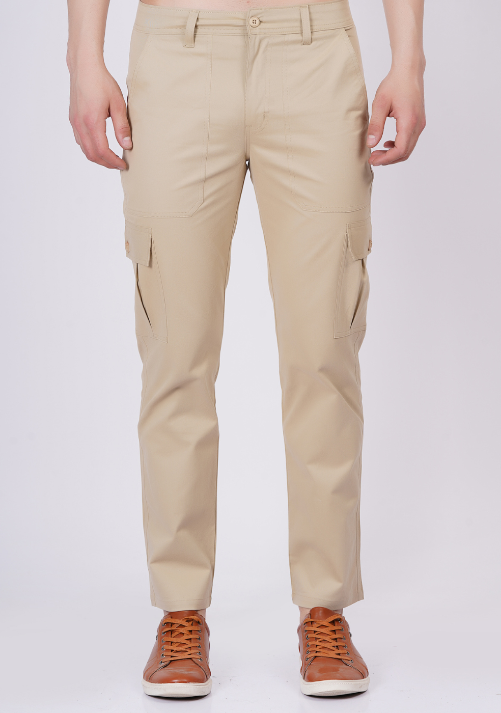 Men Regular fit Cargo Pant With Cross Pocket